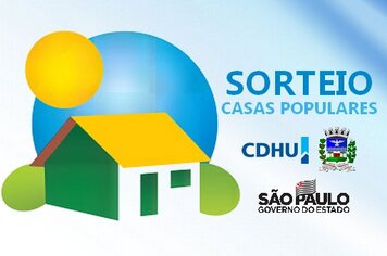 Sorteio das 80 casas populares será realizado online no dia 24 de julho