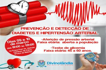 Campanha de Prevenção e Detecção de Diabetes e Hipertensão Arterial