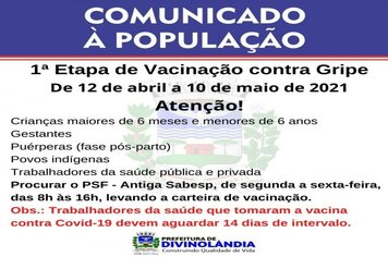 Campanha de Vacinação contra Gripe