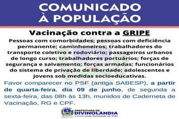 Vacinação contra a Gripe