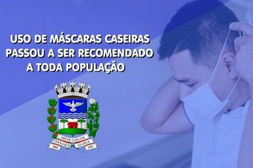 Orientação: uso de máscaras passou a ser indicado a todas as pessoas