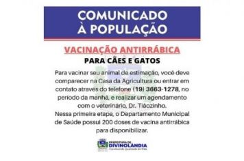 Vacinação Antirrábica 