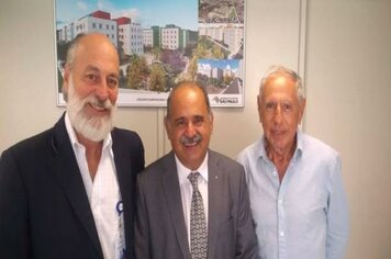 Prefeito Dr. Naief participou de reuniões na CDHU; Funasa e DER; em São Paulo