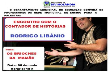 Encontro com o contador de histórias Rodrigo Libânio