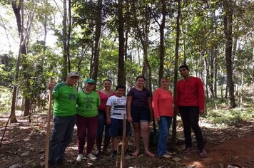 Voluntários realizaram manutenção no Bosque Municipal
