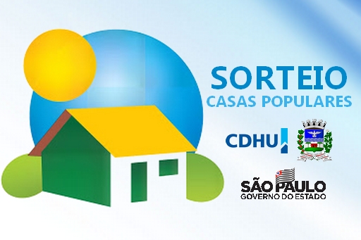 Sorteio das 80 casas populares será realizado online no dia 24 de julho