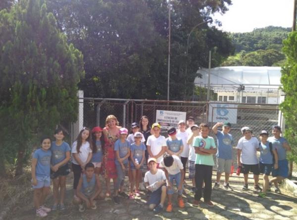 Alunos participam de palestras e visitam a Estação de Tratamento de Esgoto