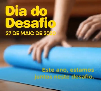 Dia do Desafio 2020; inciativa de combate ao sedentarismo; ocorrerá de forma online