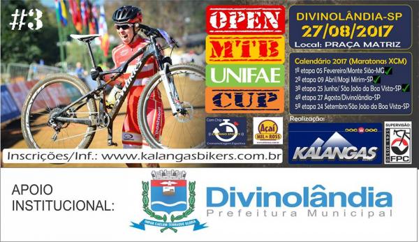 Open MTB UNIFAE-CUP etapa Divinolândia