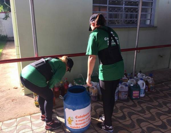 Projeto de coleta de óleo de cozinha é desenvolvido nas escolas municipais