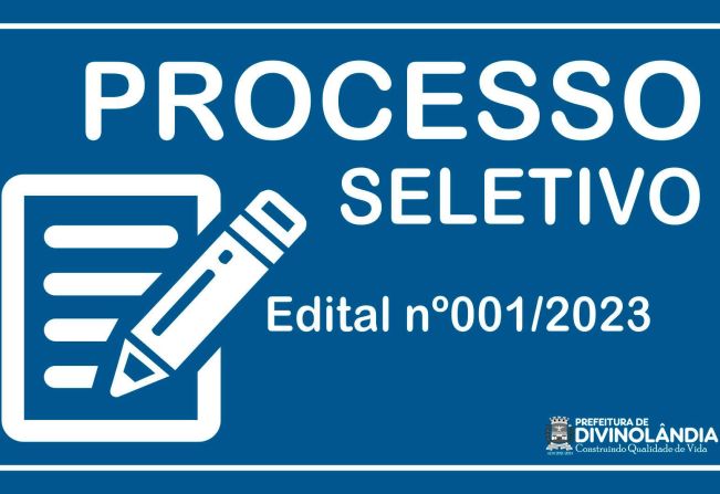 PROCESSO SELETIVO Nº 001/2023