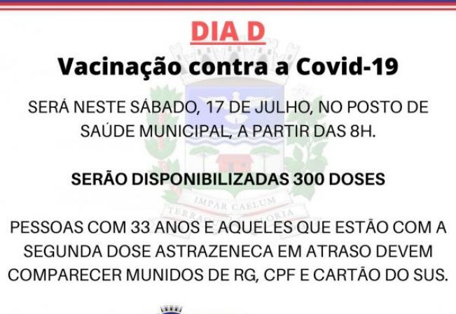 Dia D - Vacinação contra a Covid-19