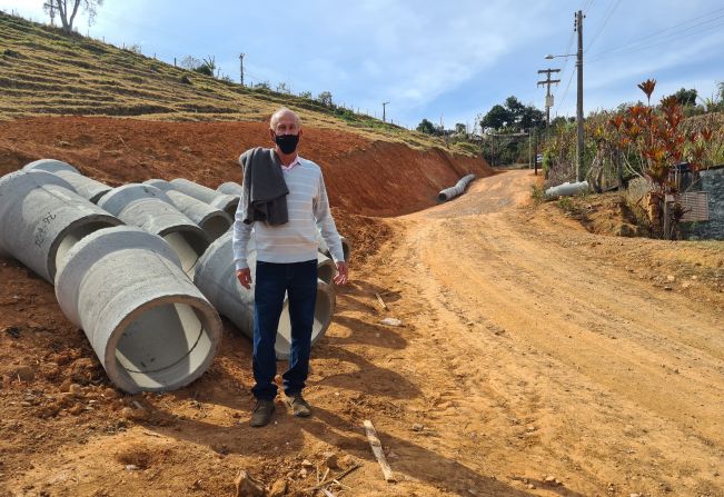 Prefeitura avança no projeto de implantação de galerias pluviais no bairro Santo Antônio