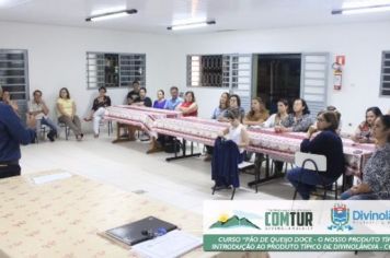 Foto - Curso “Pão de Queijo Doce – o Produto Típico de Divinolândia”