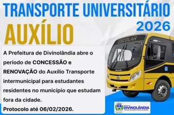 AUXÍLIO TRANSPORTE PARA ESTUDANTES UNIVERSITÁRIOS