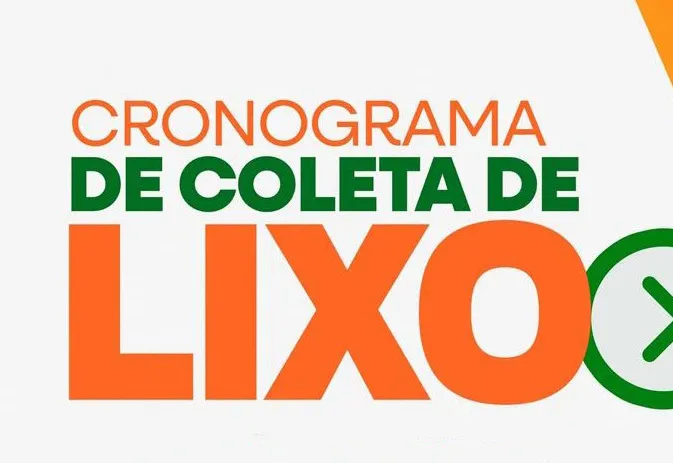 CRONOGRAMA DA COLETA DE LIXO – PERÍODO DA MANHÃ