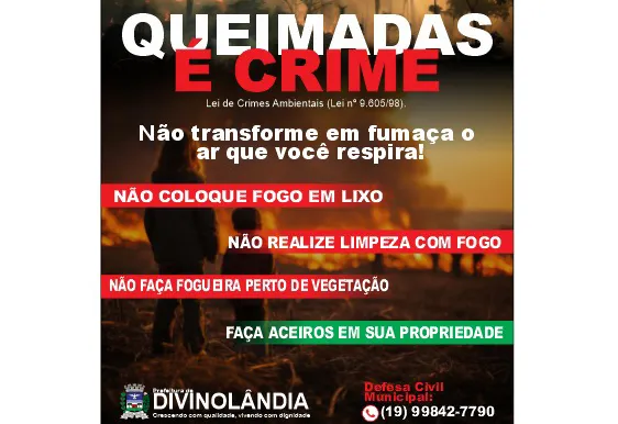 QUEIMADA É CRIME! 
