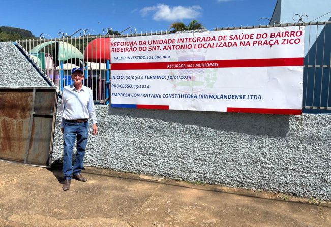  PREFEITURA REFORMA UBS DO BAIRRO RIBEIRÃO DO SANTO ANTÔNIO